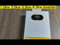 48VDC Έκδοση 5.5KW/6.2KW Ηλιακός υβριδικός μετατροπέας για συχνότητα ενεργοποίησης/αποσύνδεσης 50Hz/60Hz