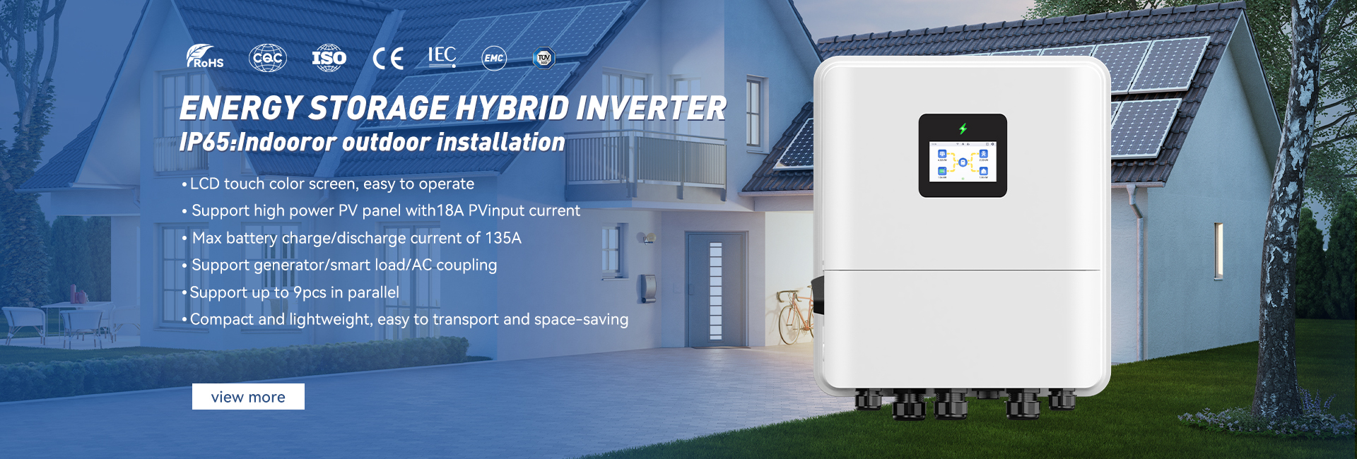 ποιότητας Από τον υβριδικό ηλιακό αναστροφέα πλέγματος εργοστάσιο