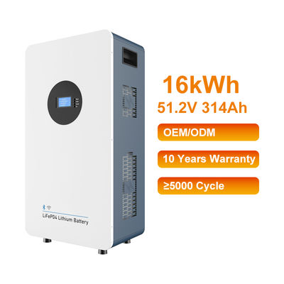 ποιότητας  All in One 16KWH home energy storage battery Pack 51.2V 314Ah 16.076kwh Lifepo4 Lithium energy storage battery system  εργοστάσιο