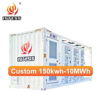 2MWh BESS Συστήματα μπαταριών 500KW 1mwh 40 πόδια Ηλιακή ενέργεια Ενέργεια Αποθήκευση δοχείο 3MWh LIFEPO4 μπαταρία