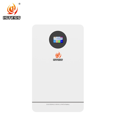 lifepo4 μπαταρία λιθίου 25,6V 200Ah 5,12kwh powerwall αποθήκευσης ενέργειας στο σπίτι