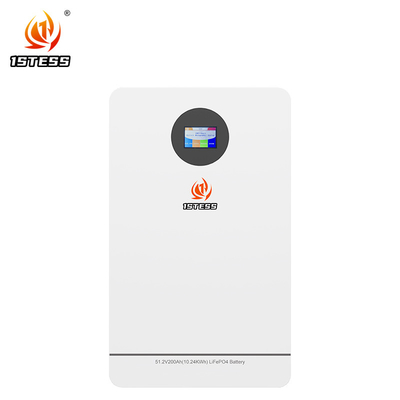 Υψηλή χωρητικότητα 200Ah 51.2V 10.24kwh Lifepo4 PowerWall Σημείο αποθήκευσης ενέργειας ιόντων λιθίου 6000 κύκλοι