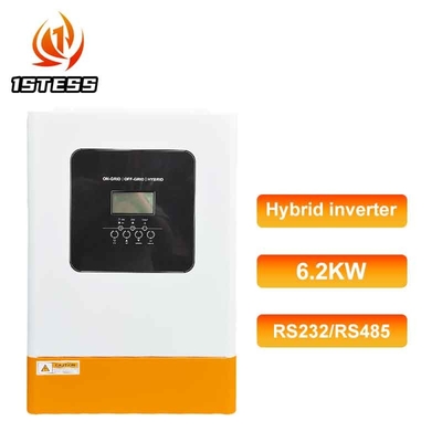 120A MPPT υβριδικός μετατροπέας 48V καθαρό κύμα sinus Ηλιακός υβριδικός μετατροπέας 5.5KW 6.2KW