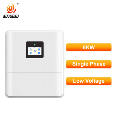 Υψηλής απόδοσης 6kW υβριδικός ηλιακός μετατροπέας με διπλό MPPT για υποστήριξη μπαταρίας λιθίου και μολύβδου