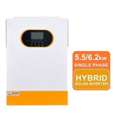6.2kW Καθαρό Ημιτονοειδές Κύμα Off Grid Inverter 48V MPPT Φορτιστής 120A Μέγιστη Απόδοση 94%