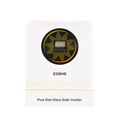 24V 48V Υβριδικός Ηλιακός Inverter Off Grid Μονοφασικός MPPT 3.5kw 5.5kw 6.2kw Καθαρού Ημιτόνου Σχεδιασμός Κάλυψης Σκόνης