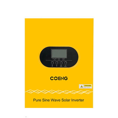 Ενιαία φάση εκτός δικτύου Υβριδικός ηλιακός μετατροπέας 48V 5.5kw 6.2kw Pure Sine Wave MPPT με πολλαπλή προτεραιότητα εξόδου UTL SOL SBU και SUB