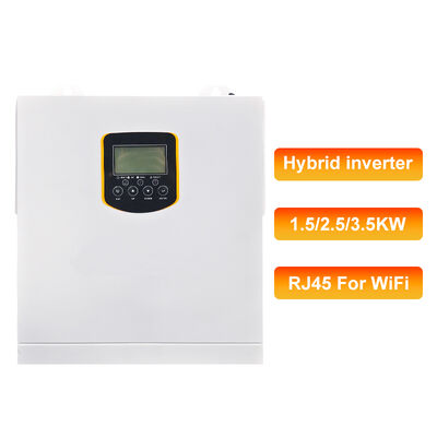 3500W 24V εκτός δικτύου Ηλιακός μετατροπέας καθαρό σινικό κύμα MPPT 500Vdc υψηλής τάσης PV εισροή μονό φάση με λειτουργία EQ