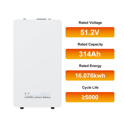 Σύστημα μπαταρίας 16kWh με συμπαγές πάτωμα 58.4V τάση φόρτισης