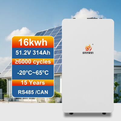 Αξιόπιστο πακέτο LiFePO4 16 kWh με αυτόματη αναβάθμιση υλικολογισμικού