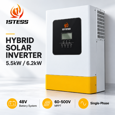 quality 1stess 5.5kW / 6.2kW 48V Υβριδικός Ηλιακός Μετατροπέας factory